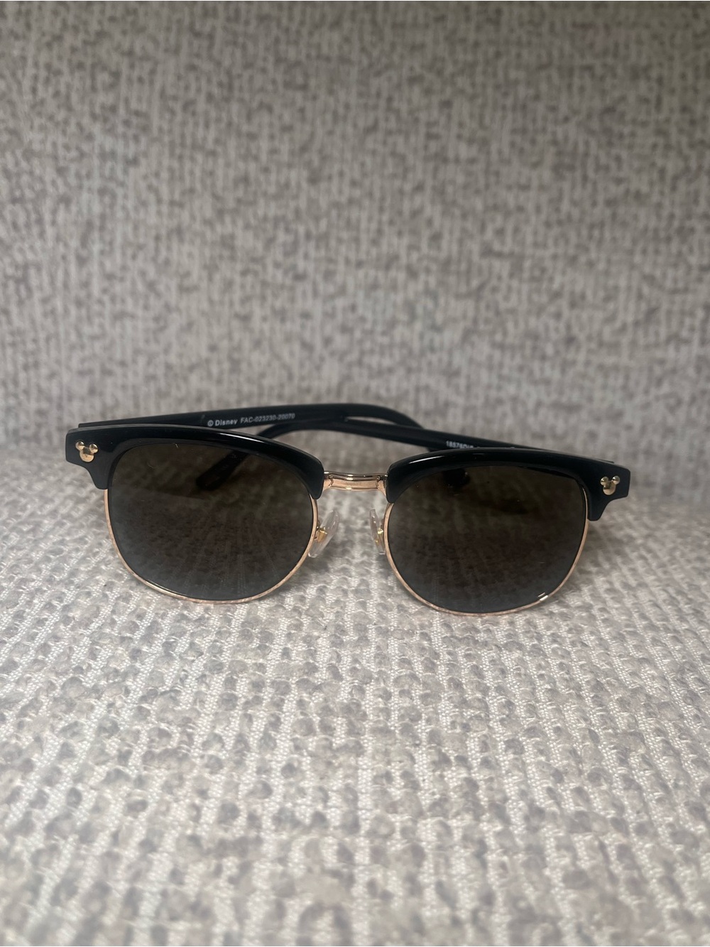 Disney kids Black and Gold Semi-Rim Sunglasses